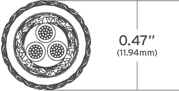 Kimber Kable PK-14 Ascent-series voedingskabel met Wattgate Evolution-series Gold (AU) connectoren IEC C13 - 10A vanaf 1 meter - Afbeelding 6
