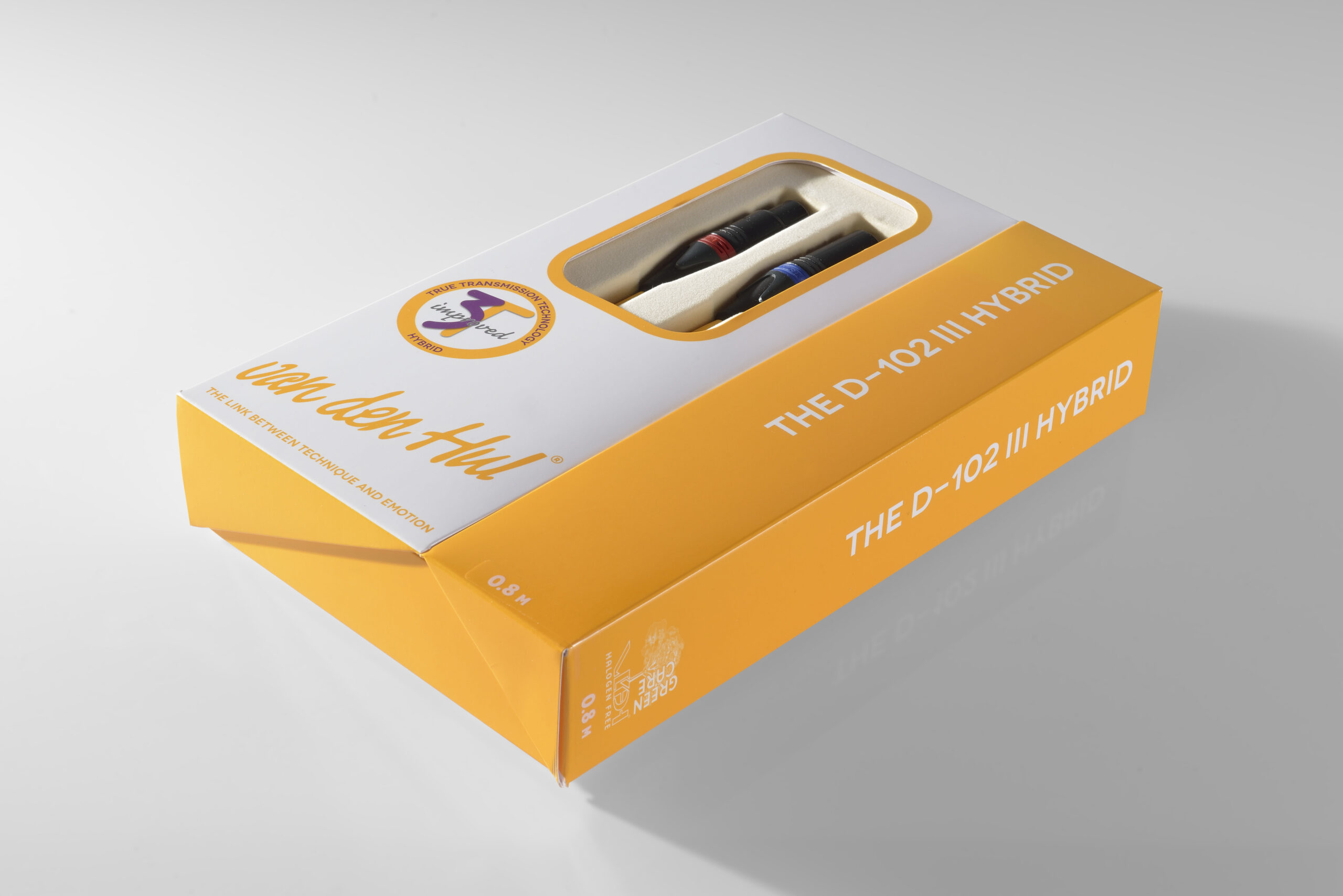 Van den Hul The D-102 MKIII 3T Hybrid XLR Interlink stereoset 2 stuks vanaf 0,8 meter - Afbeelding 6