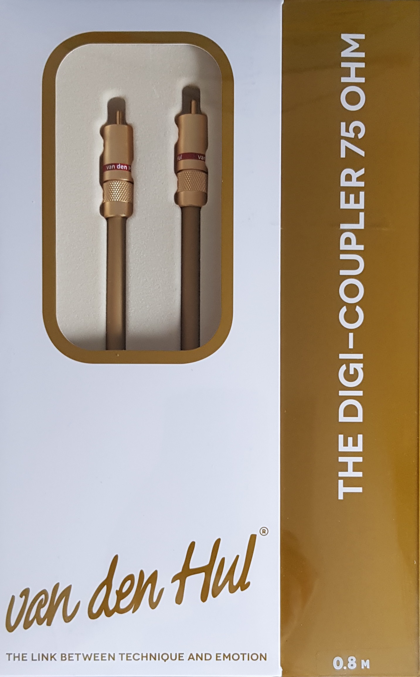 Van den Hul The MC Digi-coupler 75 Ohm digitale RCA coaxiale interconnect single vanaf 0,8 meter - Afbeelding 6