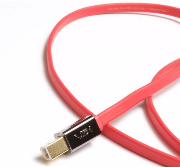 Van den Hul The CDH USB Ultimate Halogen Free USB A-B single vanaf 1,0 meter