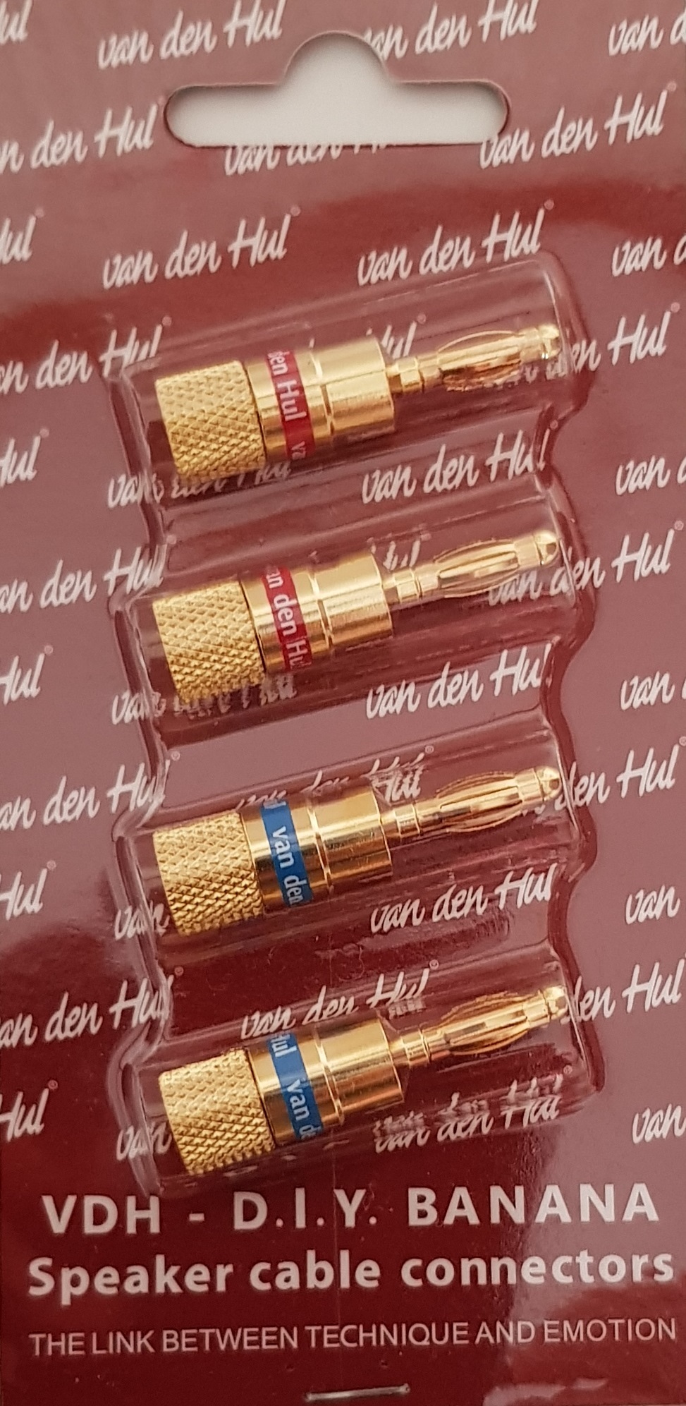 Van den Hul DIY (Do It Yourself) Banana verguld koper per set 4 stuks - Afbeelding 7