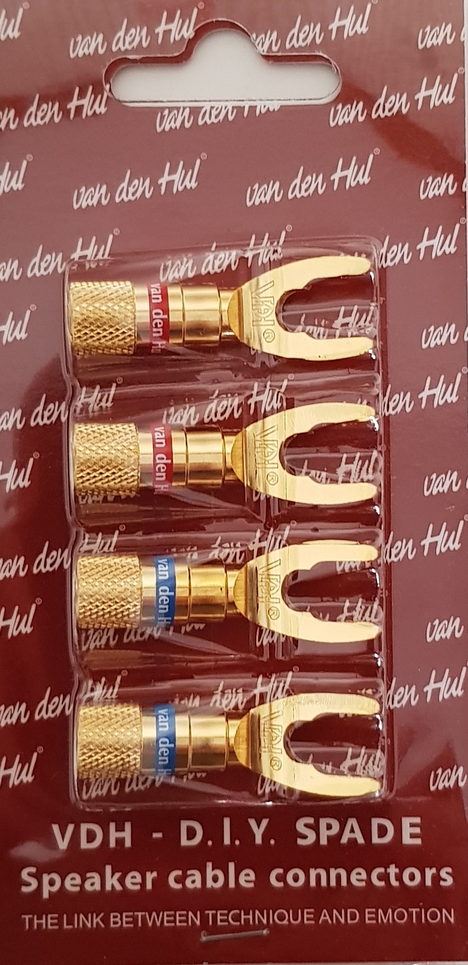 Van den Hul DIY (Do It Yourself) Spade verguld koper per set 4 stuks - Afbeelding 6