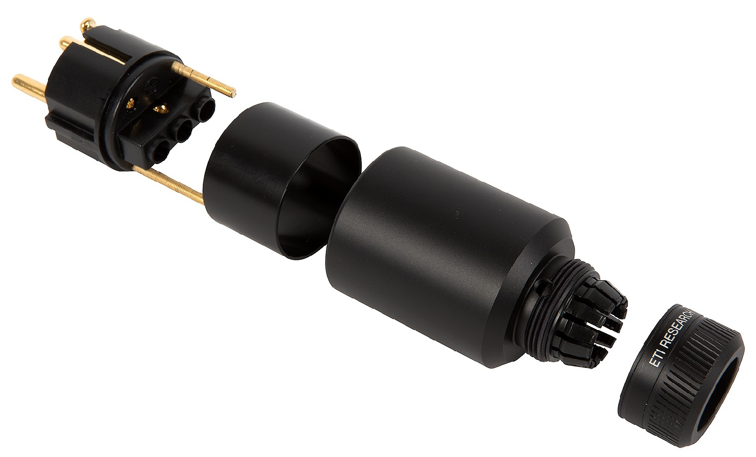 ETI Research Legato (CU) verguld koper Schuko netstekker 10A tot Ø20mm - Afbeelding 5