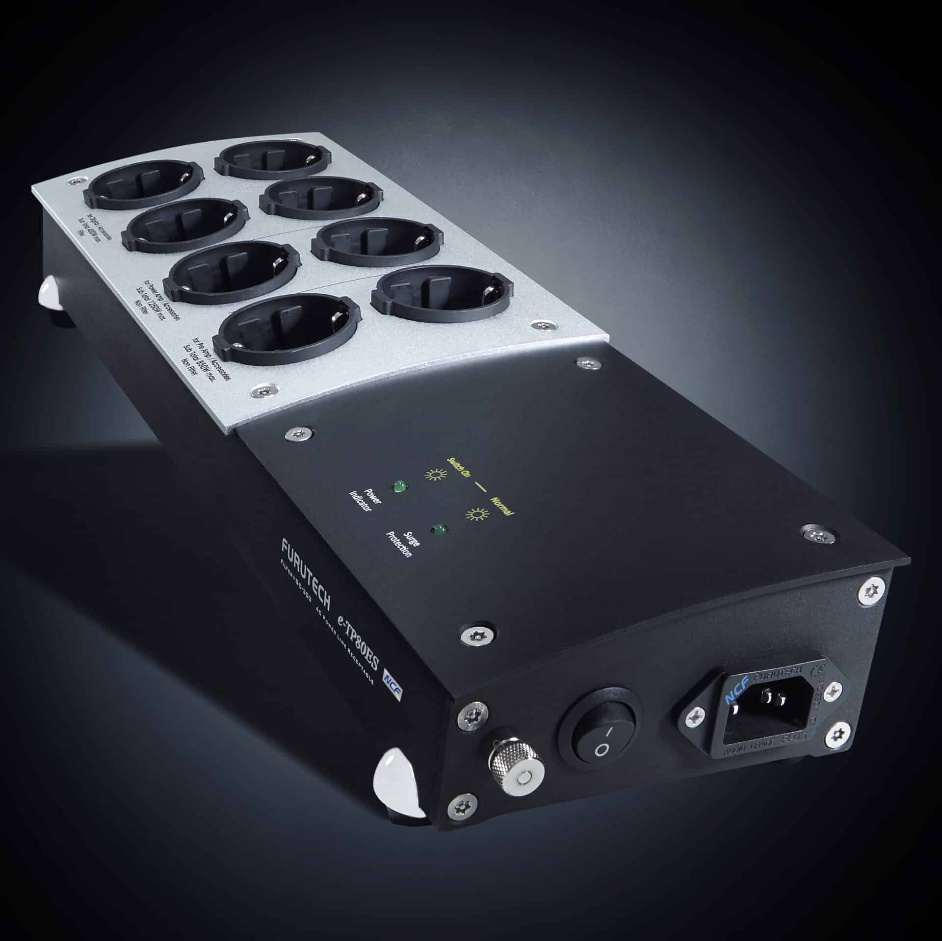 Furutech E-TP80ES NCF gefilterd stekkerblok zilver 8 x schuko - Afbeelding 4