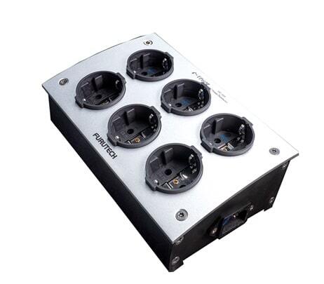 Furutech e-TP60E Gold stekkerblok zilver 6 x schuko