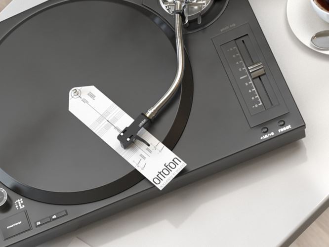 Ortofon cartridge alignment tool Protractor / uitlijningshoekmeter - Afbeelding 4