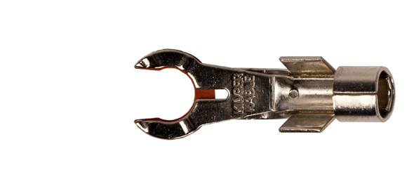 Kimber Kable Carbon 8 jumper banaanplug naar spade 20cm set 4 stuks - Afbeelding 6