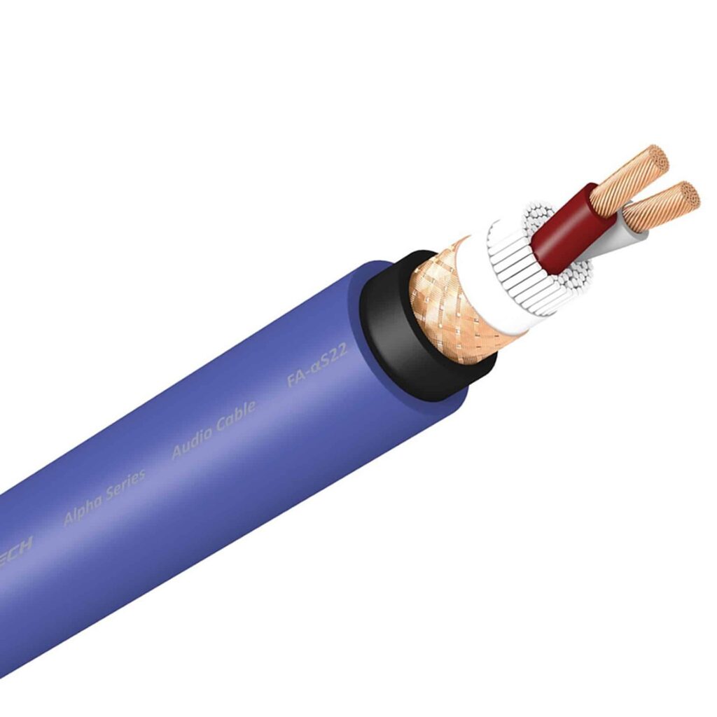 Furutech FA-Alpha S22 gebalanceerde analoge interlink-kabel onafgewerkt per meter