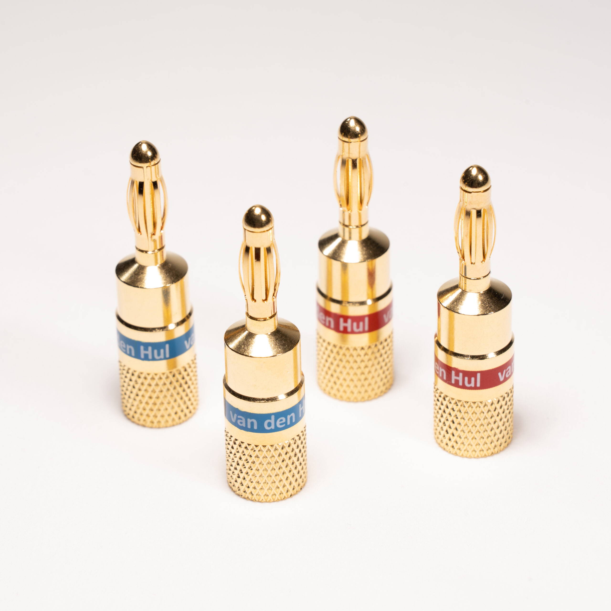 Van den Hul DIY (Do It Yourself) Banana verguld koper per set 4 stuks - Afbeelding 4