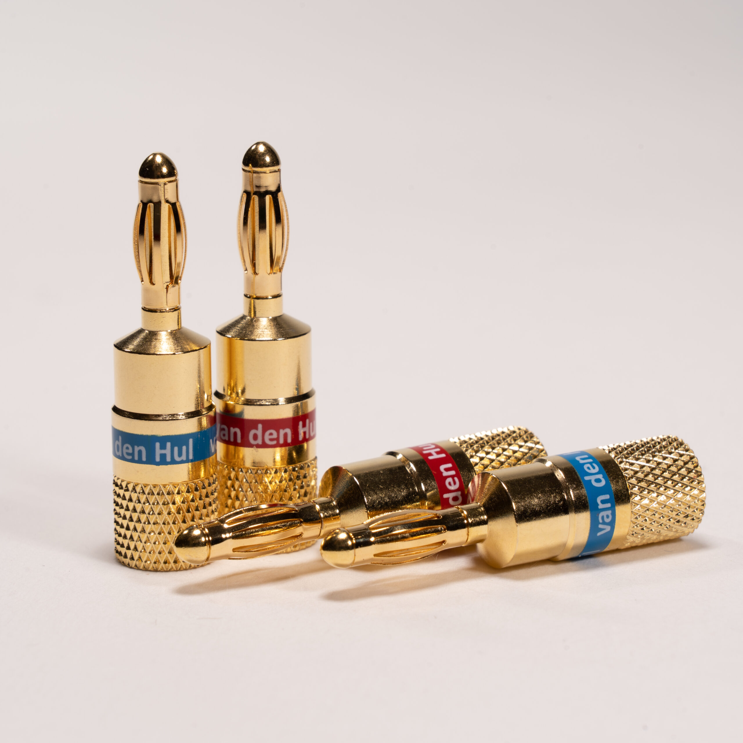 Van den Hul DIY (Do It Yourself) Banana verguld koper per set 4 stuks - Afbeelding 2