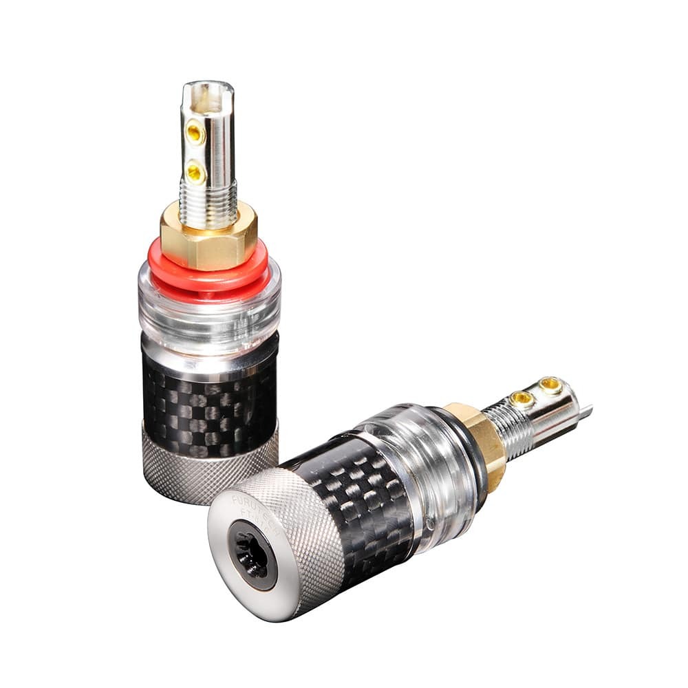 Furutech FT-816 (R) Rhodium speakerterminal / binding post per paar