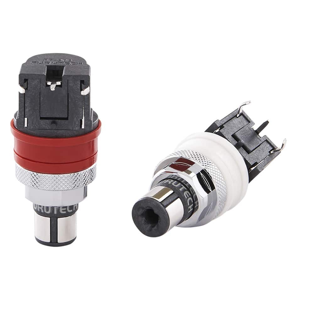 Furutech FT-909 (R) Rhodium RCA-chassisdelen per paar