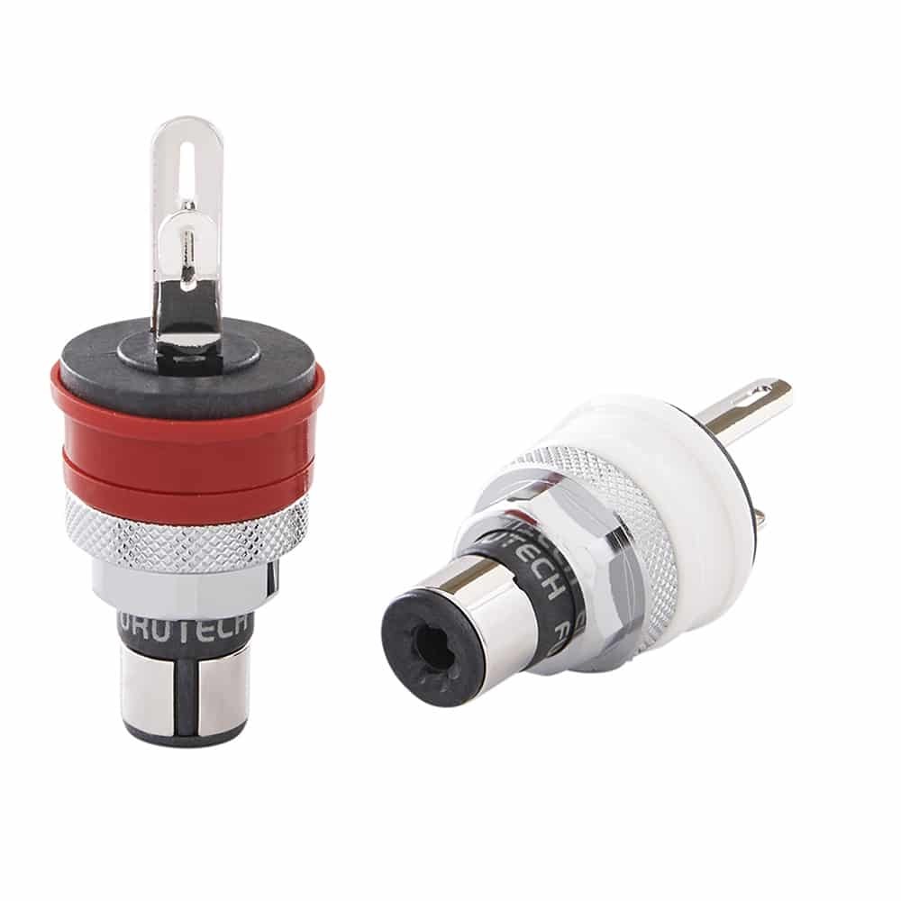 Furutech FT-903 (R) Rhodium RCA-chassisdelen per paar