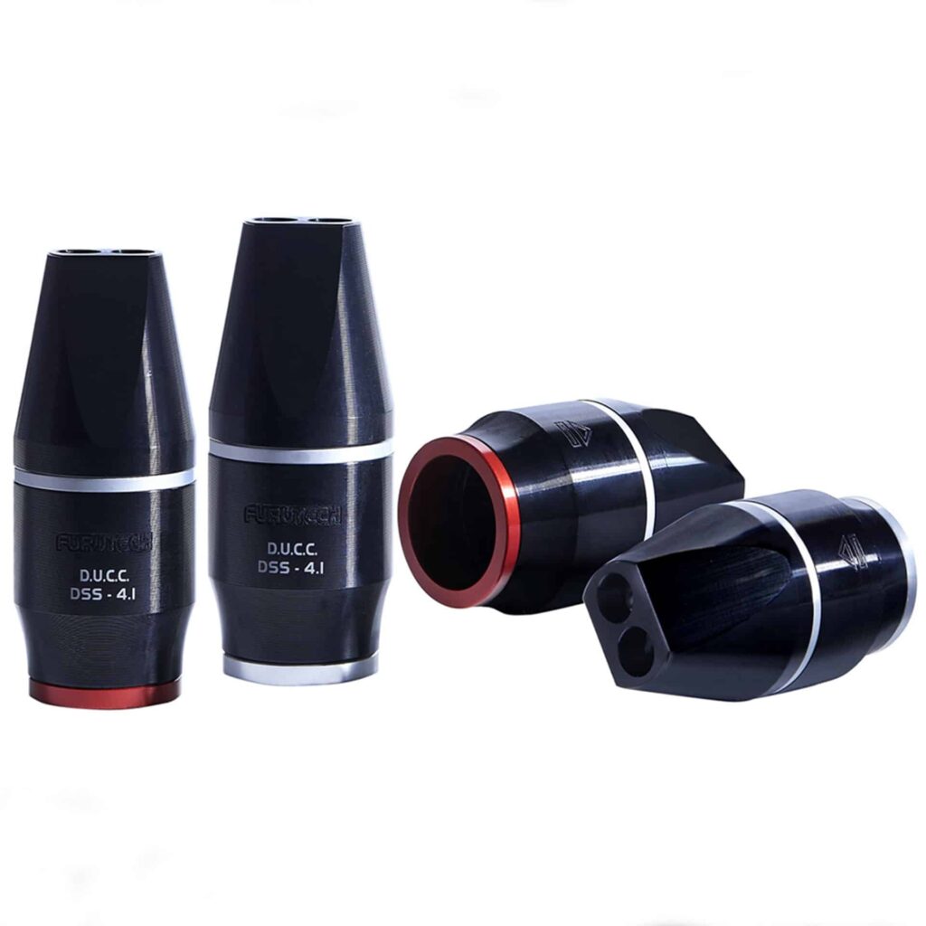 FURUTECH Splitter voor luidsprekerkabel DSS-4.1 Ø19mm to Ø7mm per set 4 stuks