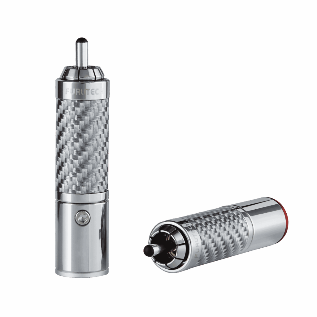FURUTECH CF-102 NCF Rhodium OCC RCA connector tot Ø11mm per paar