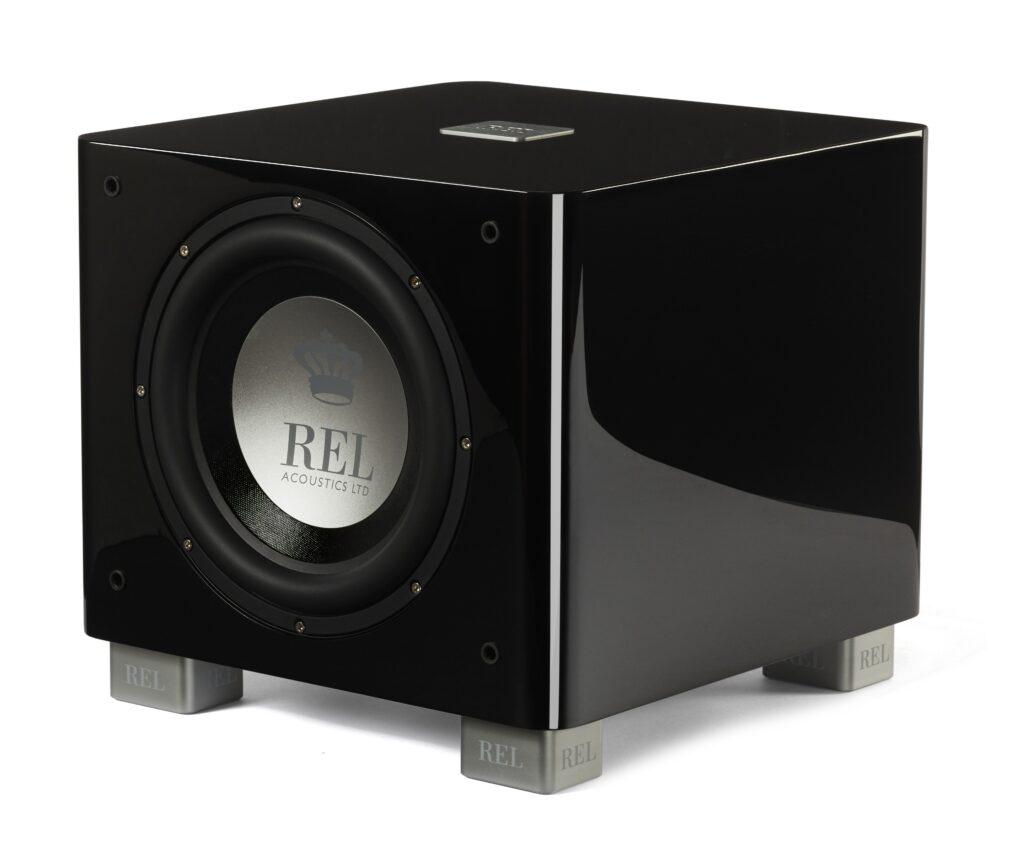 REL Subwoofer T/9X 300 Watt RMS Klasse-AB. 27Hz bij -6dB, 10” woofer en passieve radiator