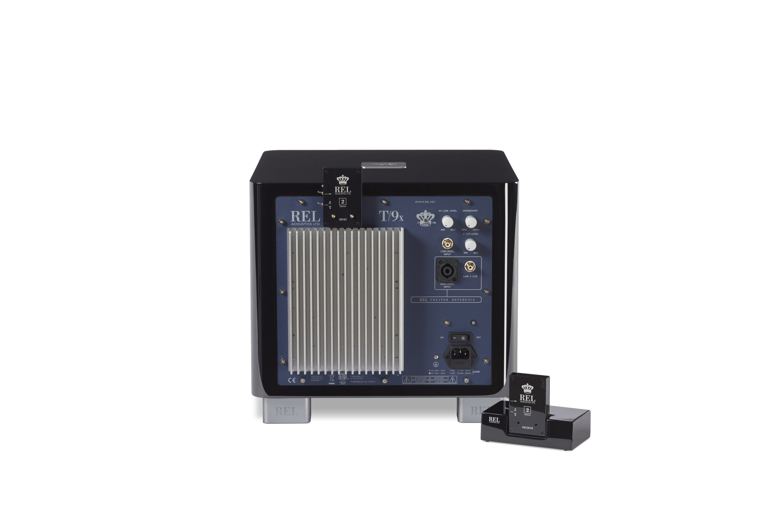 REL Subwoofer T/9X 300 Watt RMS Klasse-AB. 27Hz bij -6dB, 10” woofer en passieve radiator - Afbeelding 11