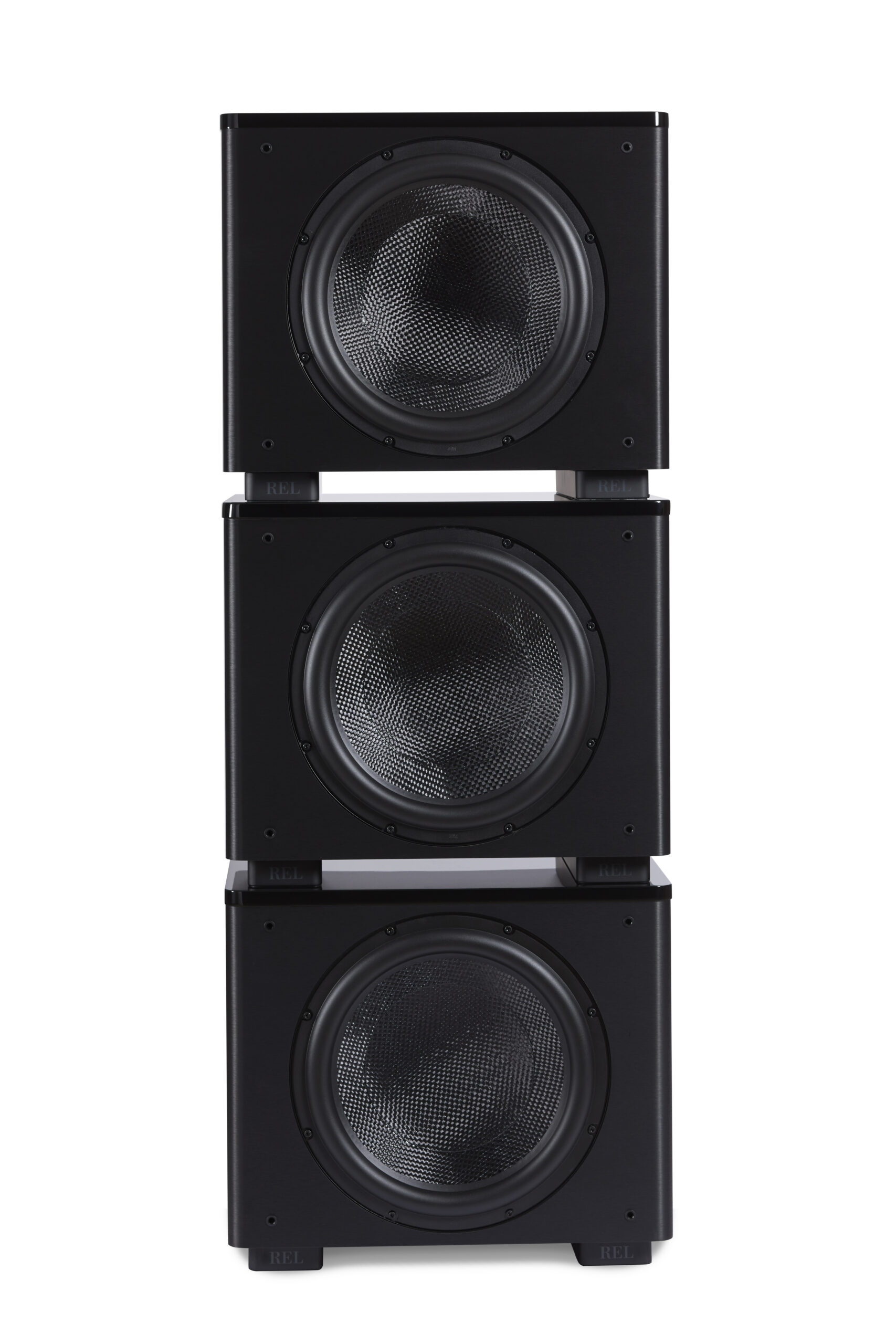 REL Subwoofer HT/1510 MKII Predator 1000 Watt RMS Klasse-D, 20Hz -6dB, 15” CarbonGlas woofer in hoogglans zwart of wit - Afbeelding 8