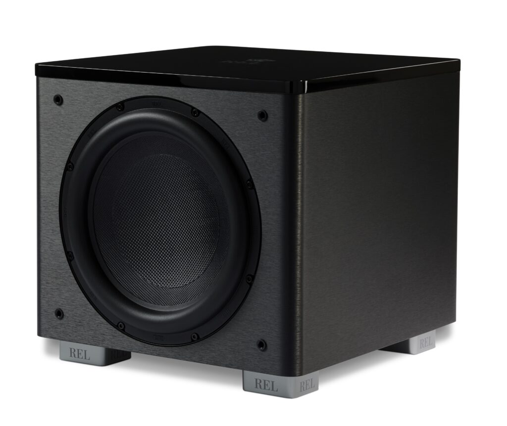 REL Subwoofer HT/1205 MKII 500 Watt RMS Klasse-D, 22Hz -6dB, 12” CarbonGlas woofer in hoogglans zwart of wit