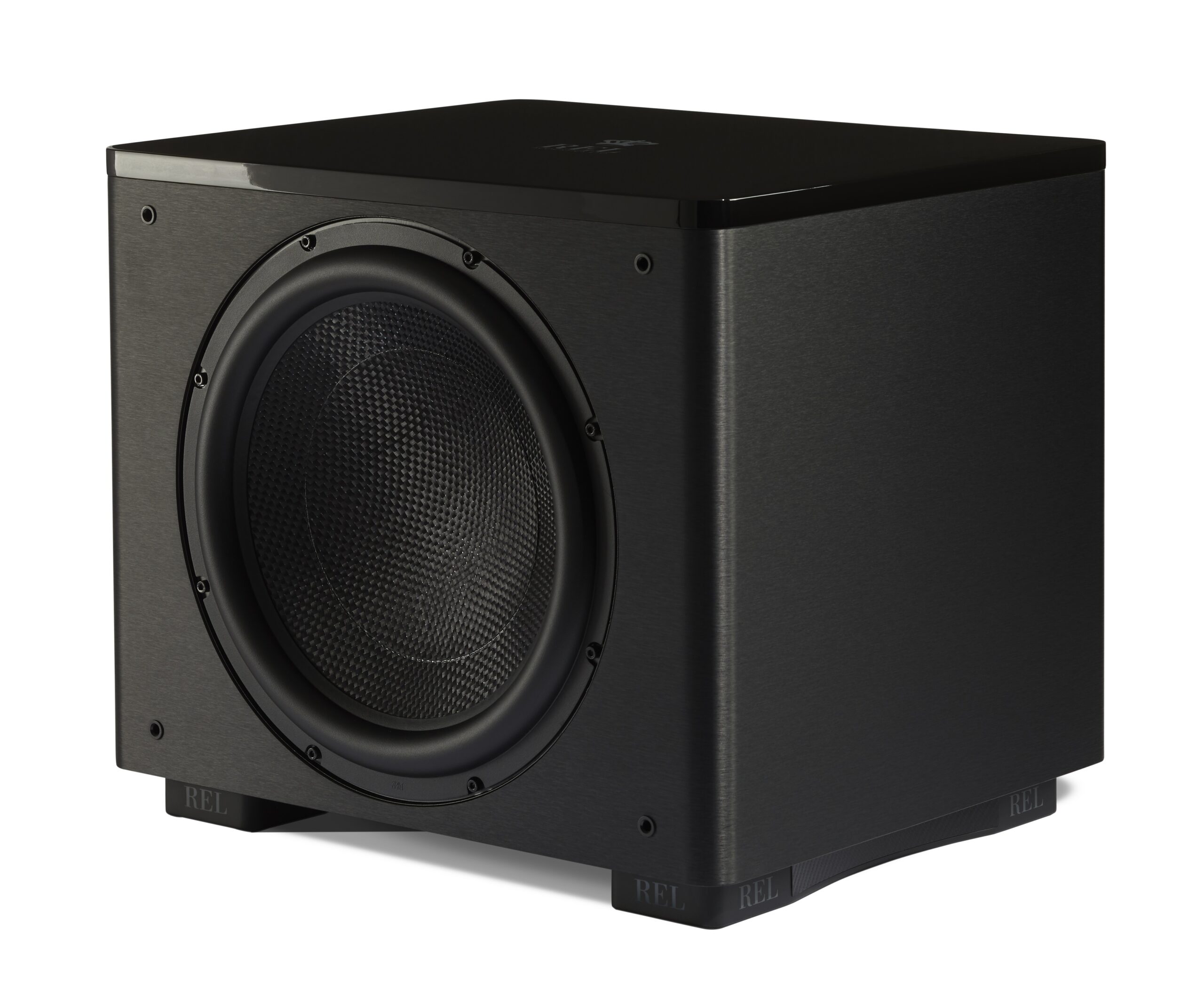 REL Subwoofer HT/1510 MKII Predator 1000 Watt RMS Klasse-D, 20Hz -6dB, 15” CarbonGlas woofer in hoogglans zwart of wit - Afbeelding 2