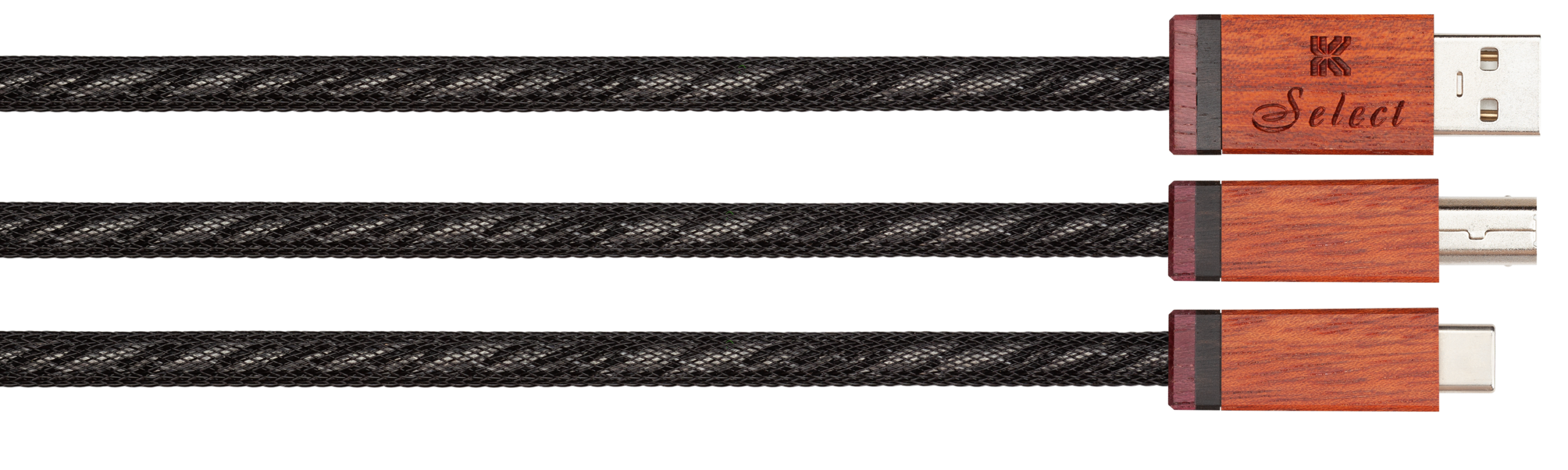 Kimber Kable Select Series HB koper-zilver USB A, B of C vanaf 0,5 meter - Afbeelding 2