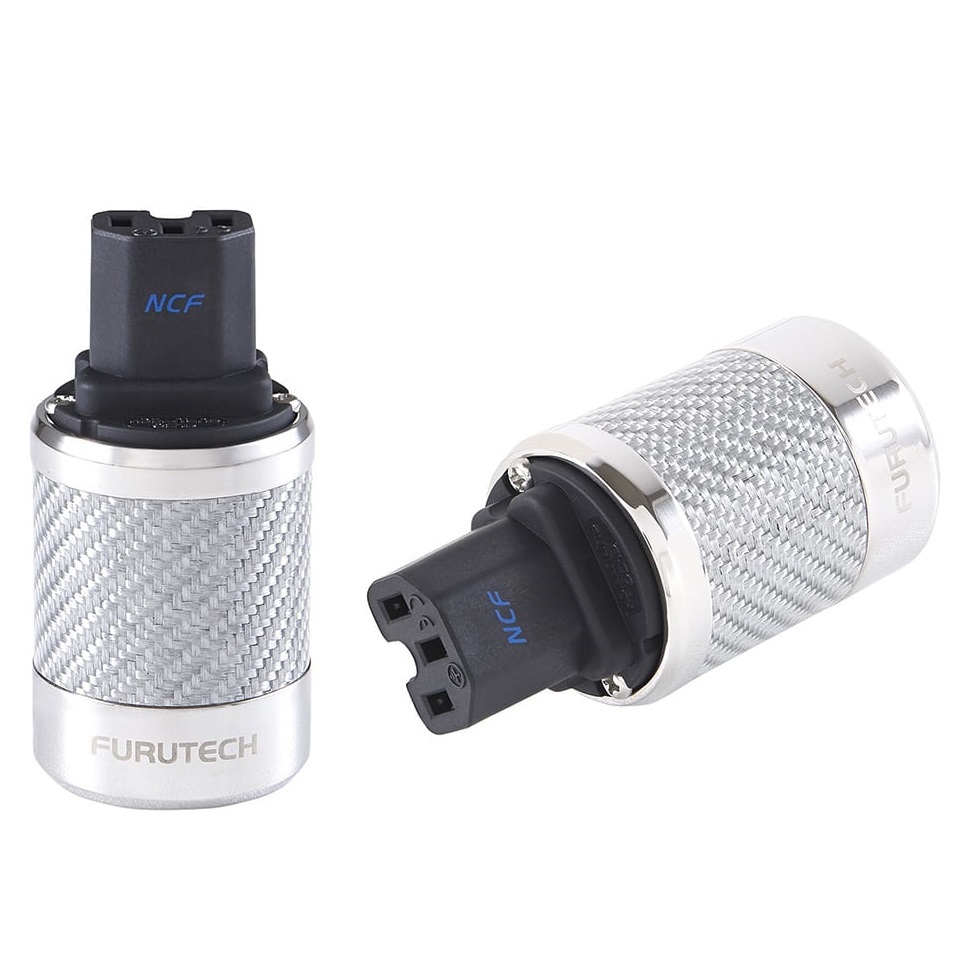 Furutech FI-50 (R) Rhodium NCF Nano Crystal² Formula netstekker - IEC C13 - 10A van Ø6mm tot Ø20mm