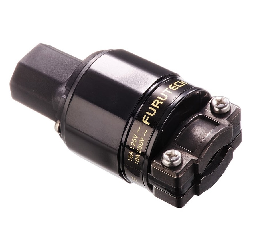 Furutech FI-11-N1 (G) Gold - IEC C13 netstekker 10A van Ø6,6mm tot Ø16mm