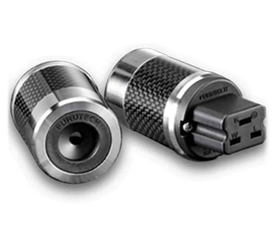 Furutech FI-52 (R) Rhodium - IEC C19 netstekker 20A van Ø6mm tot Ø20mm