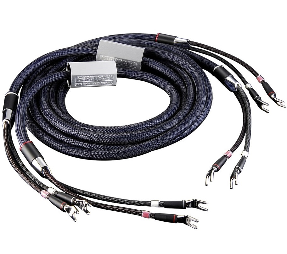 Furutech Speaker Reference III Single-Wire Luidsprekerkabel met spades stereoset 2 x 3,0 meter