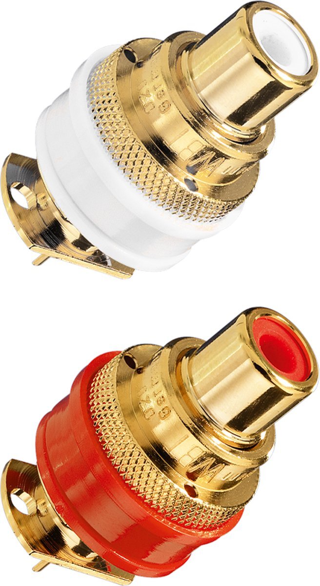 WBT-0201 Supra Gold-plated RCA-chassisdelen per paar - Afbeelding 2