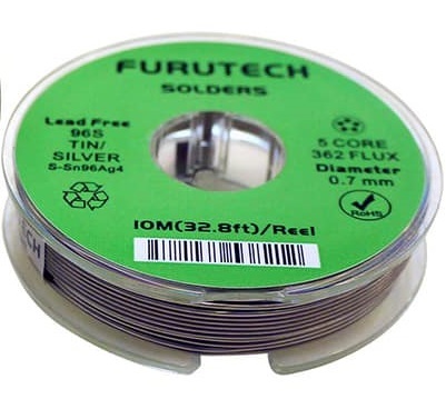 Furutech S-070-10 zilver soldeertin 0,7 mm