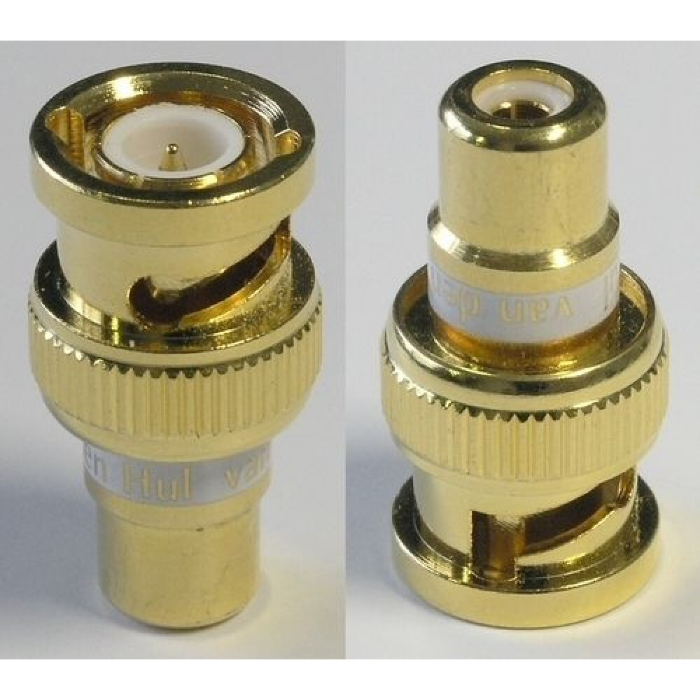 Van den Hul verloop - adaptor 75 Ohm van RCA female naar BNC male verkrijgbaar in verschillende kleuren per stuk - Afbeelding 4