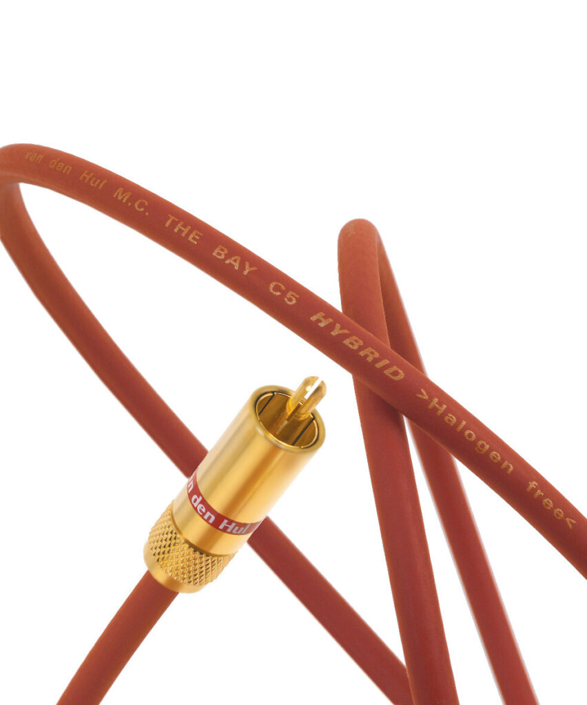 Van den Hul The Bay C5 Hybrid halogeen free RCA Interlink stereoset 2 stuks vanaf 0,8 meter