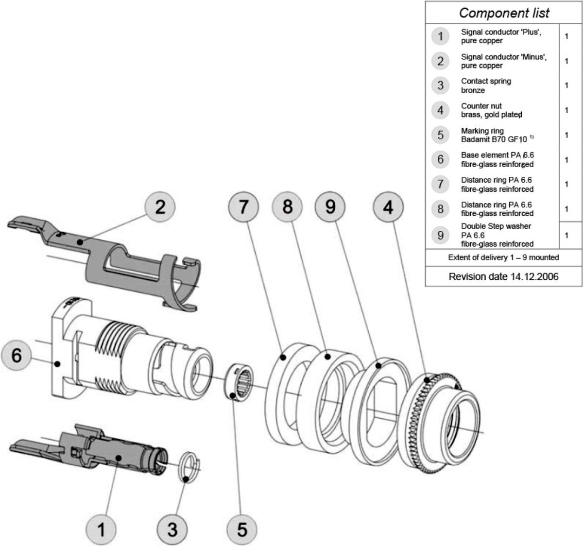 WBT-0210 AG (zilver) Nextgen RCA-chassisdelen per paar - Afbeelding 5