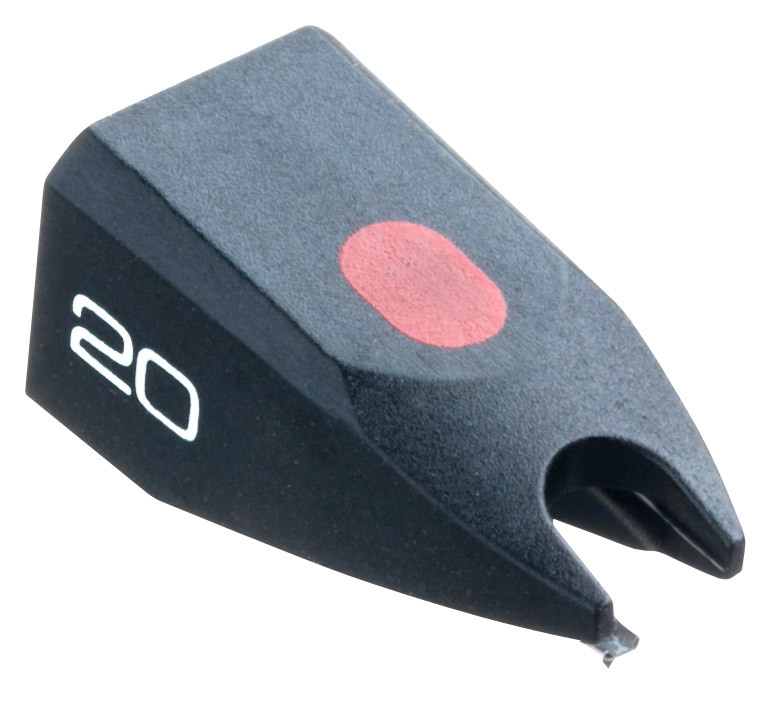 Ortofon Stylus 20 vervangingsnaald voor Super OM 20, OM 20, OMP 20, OMB 20, LM 20, Concorde 20, LM 20H, TM 20U en TM 20H