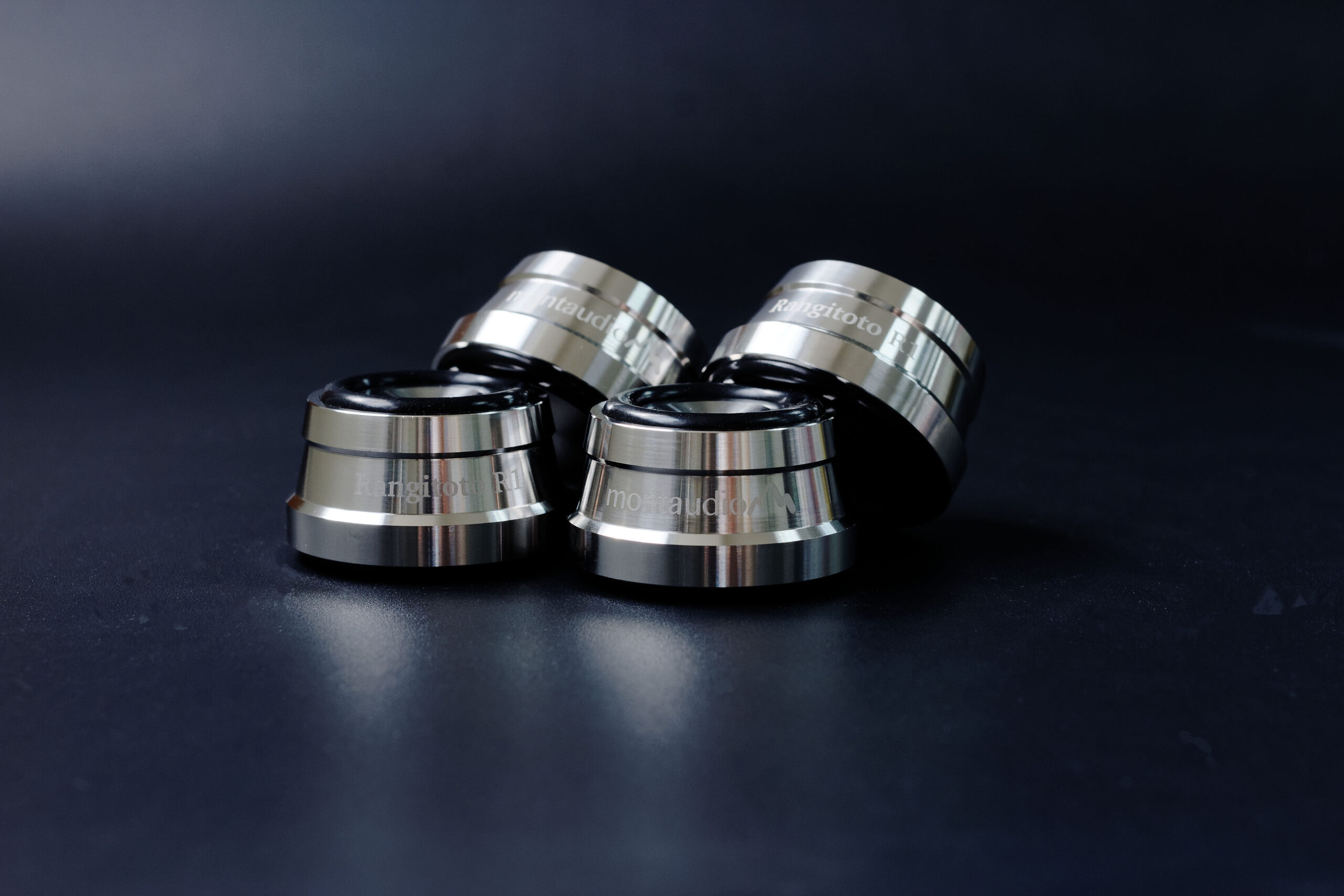 Montaudio RANGITOTO R1 Premium isolatievoeten / ontkoppelaars voor audiocomponenten, platenspelers of luidsprekers per 4 stuks - Afbeelding 6