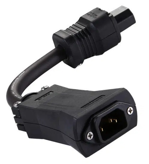 Furutech Flow-15 Plus in-line netfilter 24-karaats gold-plated IEC C13 - 20 cm.