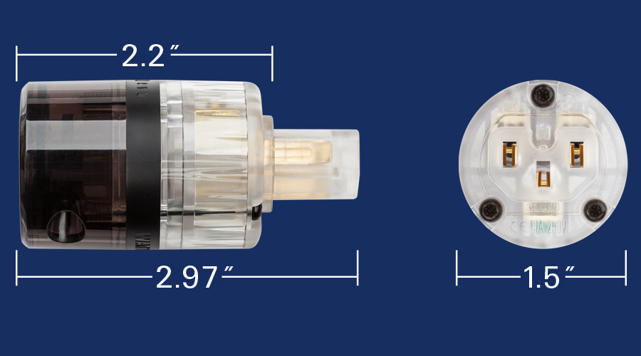 WattGate 320 Evolution (CU) Koper uitgevoerd in rookglas - IEC C13 netstekker 10A - Afbeelding 7
