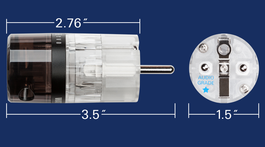 WattGate 390 Evolution (RH) Rhodium uitgevoerd in zwart 16A - Schuko netstekker - Afbeelding 6