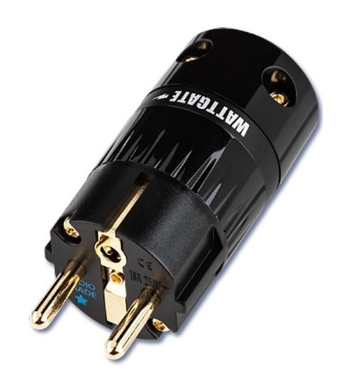 WattGate 390 Evolution (AU) Goud uitgevoerd in zwart 16A - Schuko netstekker