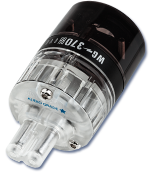 WattGate 370 Evolution (RH) Rhodium uitgevoerd in rookglas - IEC C7 netstekker 2,5A