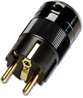 WattGate 360i Classic (CU) Koper uitgevoerd in zwart 16A - Schuko netstekker