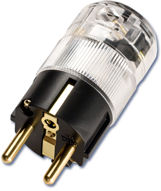 WattGate 360i Classic (CU) Koper uitgevoerd in rookglas 16A - Schuko netstekker