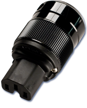 WattGate 320i Classic (CU) Koper uitgevoerd in zwart - IEC C13 netstekker 10A