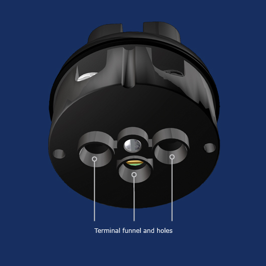 WattGate 320i HC Classic (CU) Koper uitgevoerd in rookglas - IEC C19 netstekker 16A - Afbeelding 4