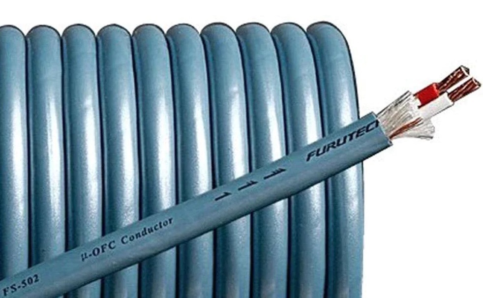 FURUTECH FS-502 luidsprekerkabel diameter 8.0 mm OFC koper AWG 14 onafgewerkt per meter