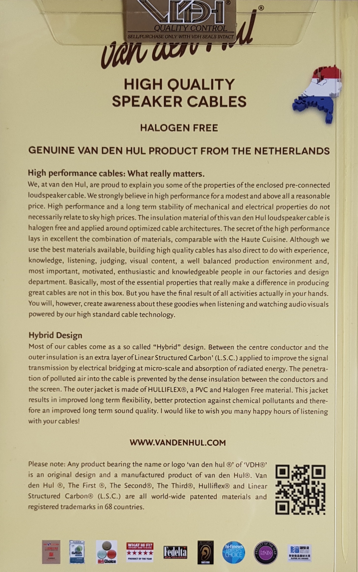 Van den Hul The CS-122 Hybrid luidsprekerkabel AWG 12 single-wire stereoset 2 stuks vanaf 2,0 meter - Afbeelding 7