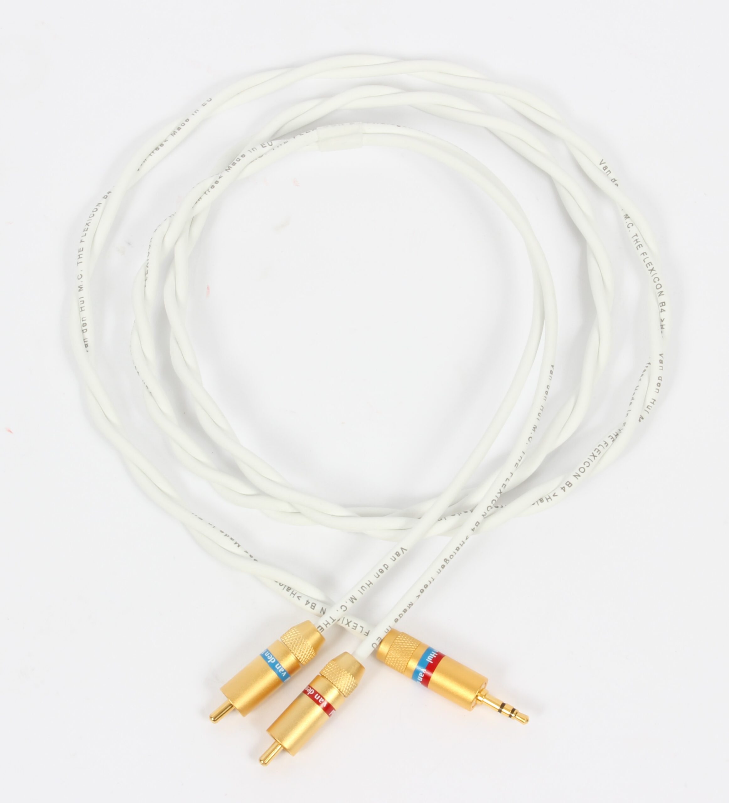 Van den Hul THE FLEXICON B4 3,5mm mini jack > RCA analoge interlink / AUX-kabel vanaf 1,0 meter - Afbeelding 4