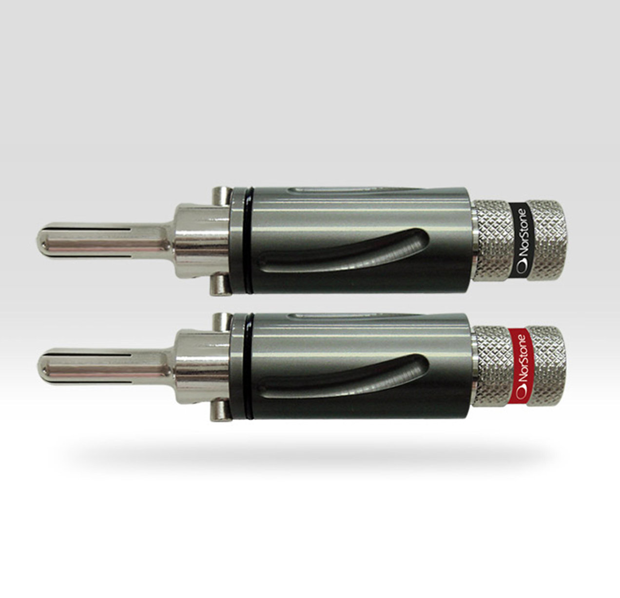 NorStone BLS500 Banaanpluggen met Lock'In systeem verzilverd koper tot 6 mm² schroefmontage per set 4 stuks - Afbeelding 4