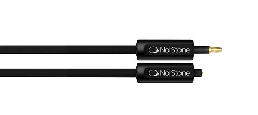 NorStone Arran Toslink to Mini-Toslink Optische kabel met gold-plated connectoren 0,75 meter - Afbeelding 4